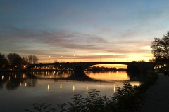 Avignon - Abenddämmerung an der Rhòne